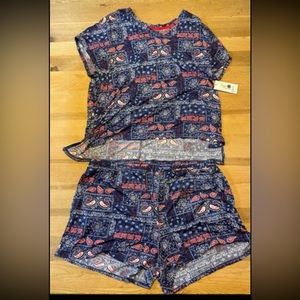 Secret Treasures Pajama Shirt and Shorts